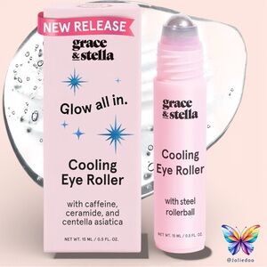 Grace&Stella Cooling Eye Roller De-Puffing/Wake-Up Elixir for tired under eyes